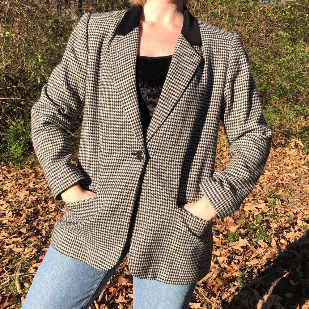 Houndstooth Blazer